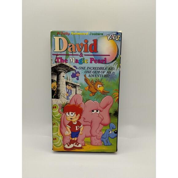 David & The Magic Pearl (1988) VHS Animation Good Condition 75 Minutes - Picture 1 of 3